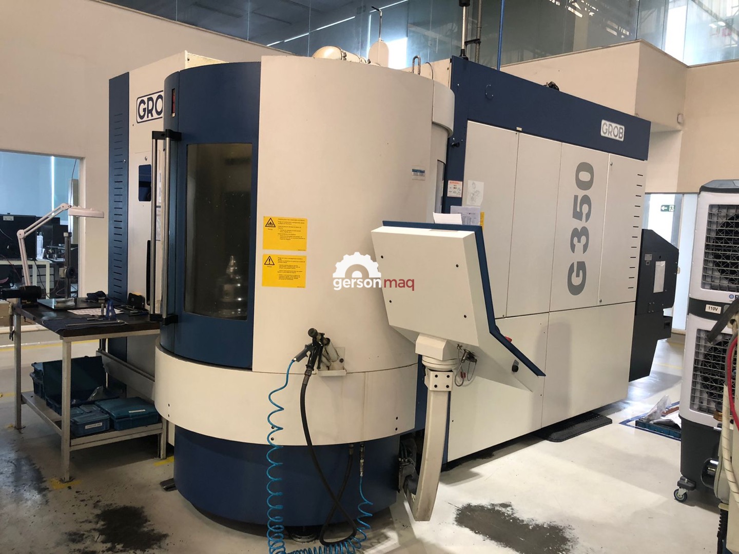 CENTRO DE USINAGEM 5 EIXOS GROB G350 - DUPLO PALLET - ANO 2014